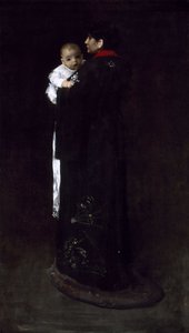 Mère et enfant (Le premier portrait) - William Merritt Chase