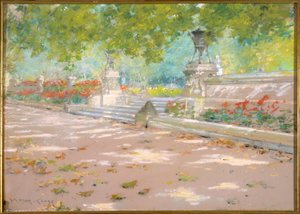 Terrasse, Prospect Park - William Merritt Chase