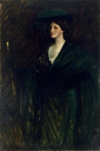 La Dame Émeraude - William Merritt Chase