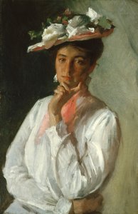 Femme en blanc