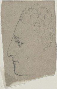 Esquisse de profil - William Michael Harnett