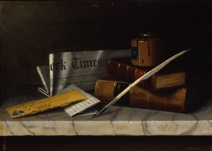 Nature morte avec lettre à M. Clarke, 1879