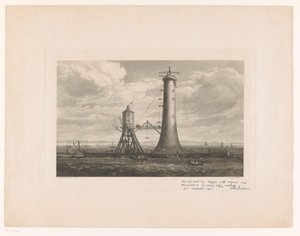Construction du phare de Bell Rock