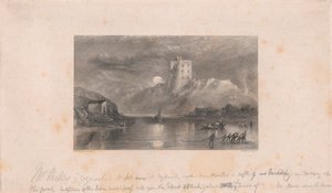 Château de Norham - Lever de lune - William Miller