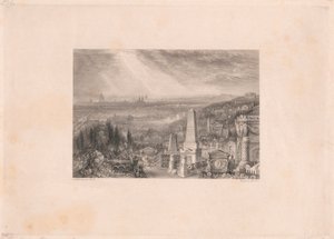 Paris depuis Père-Lachaise - William Miller