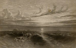 Coucher de soleil en mer après une tempête - William Miller