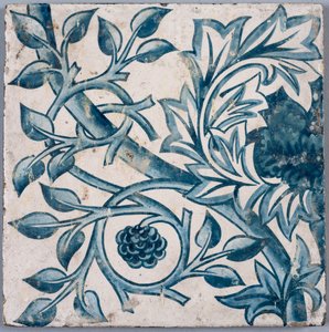 Motif floral bleu - William Morris