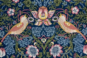 Le Voleur de Fraises. Tissu décoratif, 1883