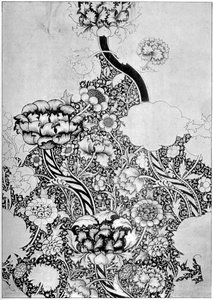 Le motif Wandle imprimé sur coton, 1884 1934 - William Morris