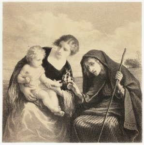 La diseuse de bonne aventure - William Morris Hunt