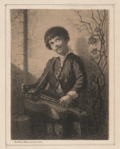 Le Garçon à la Vielle - William Morris Hunt
