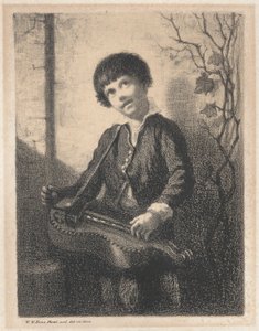 Le Garçon à la vielle - William Morris Hunt