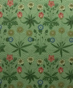 Daisy Marguerite, papier peint imprimé en bloc, 1862 - William Morris Tapestry Works