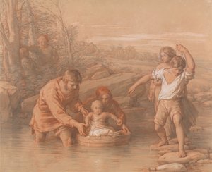 Dessin pour Le premier voyage - William Mulready