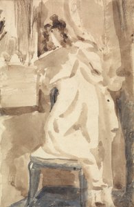 Étude pour une fille lisant