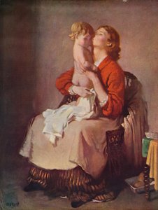 Lady Orpen et enfant, 1935 - William Newenham Montague Orpen