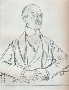 Étude de portrait au crayon, vers 1932