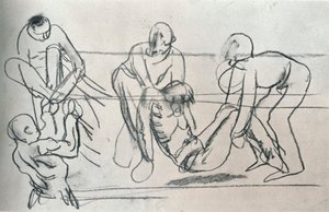 Croquis de Sir William Orpen, vers 1914