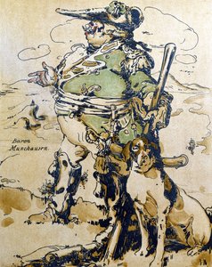 Baron de Münchhausen, illustration de 