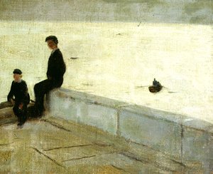 Garçons sur un Quai - William Nicholson