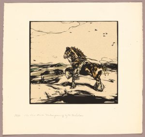 Le cheval Shire - William Nicholson