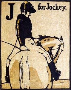 J pour Jockey, illustration de 