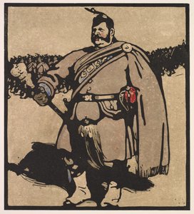 Types de Londres : Tambour-major - William Nicholson