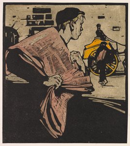 Types de Londres : Vendeur de journaux