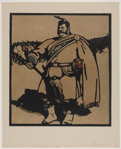 Types de Londres : Le Tambour-Major - William Nicholson