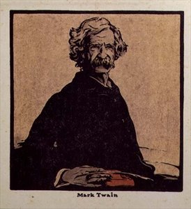 Mark Twain (1835-1910) illustration de 
