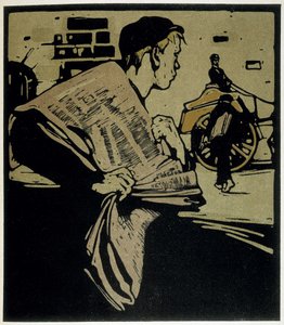Crieur de journaux, Londres - dans 