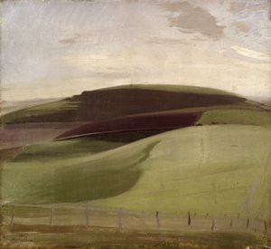 Sur les Collines (Paysage du Wiltshire) 1924 - William Nicholson