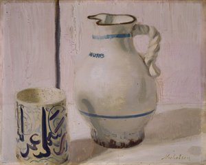Nature morte rose avec cruche, 1935-36 - William Nicholson