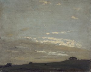 Le coucher de soleil argenté, 1909-1910