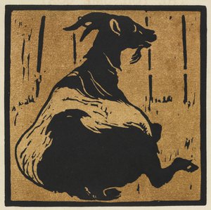 Le Livre Carré des Animaux : La Chèvre Laborieuse - William Nicholson
