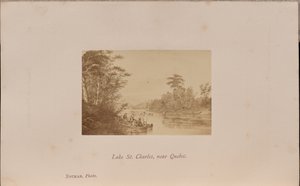 Lac Saint Charles, près de Québec - William Notman