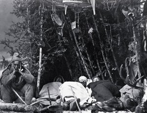 Vie du trappeur au Canada, photo par Nottman, vers 1890