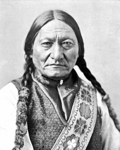 Portrait de Sitting Bull, chef indien