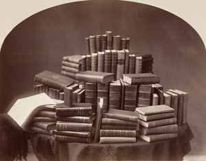 Nature morte avec des livres - William Notman.