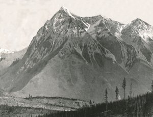 Les Rocheuses : Chancellor Peak, Leanchoil, Canada, 1895