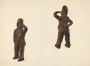 Banque de pièces Chef Indien, vers 1938