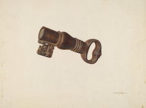 Tirelire Clé, vers 1940 - William O. Fletcher