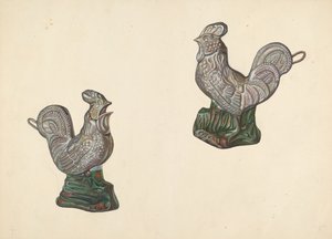 Tirelire coq, vers 1938 - William O. Fletcher