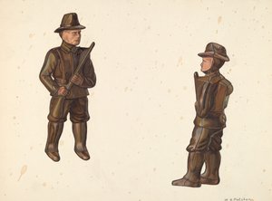 Tirelire Soldat en kaki, vers 1938 - William O. Fletcher