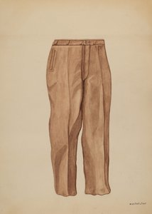 Pantalons, vers 1937