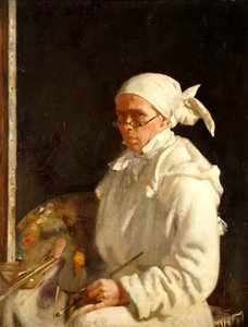 Le peintre : Autoportrait avec lunettes, 1907