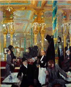Le café royal à Londres - William Orpen