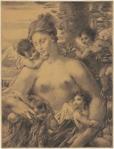 Nu avec chérubins - William P. Babcock