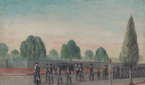 Procession funéraire adulte, années 1870