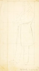 Homme debout, gestes - William Page